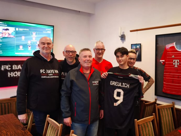 Tim Greulich gewinnt Bayern Trikot